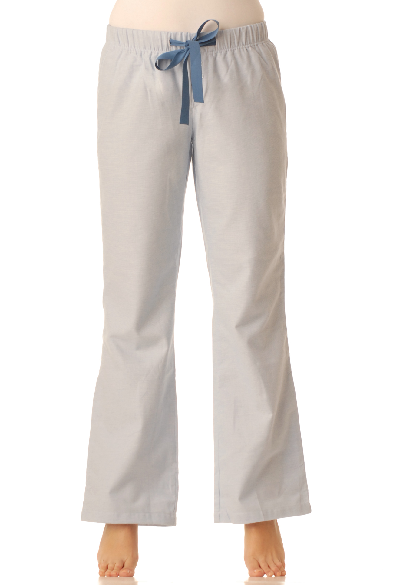 Flanelové pyžamové kalhoty - Modré pepitko